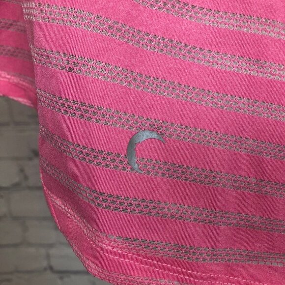 Zyia Nimbus Split Back Tank Size M Pink Stripe - Picture 4 of 6